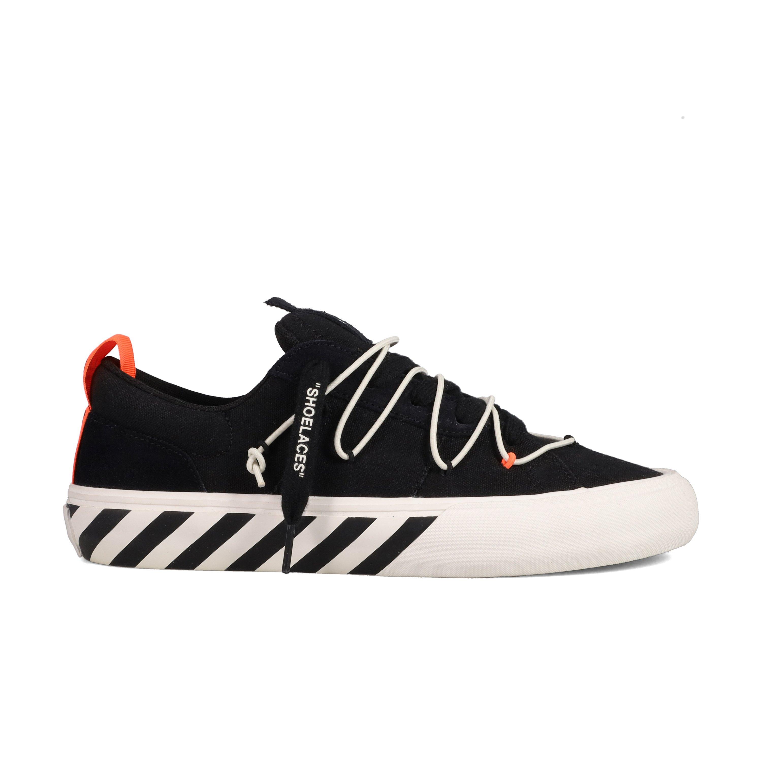 L/AB c/o Off-White Tape Vulcanized "Black/White" Men's Shoe - BLACK
